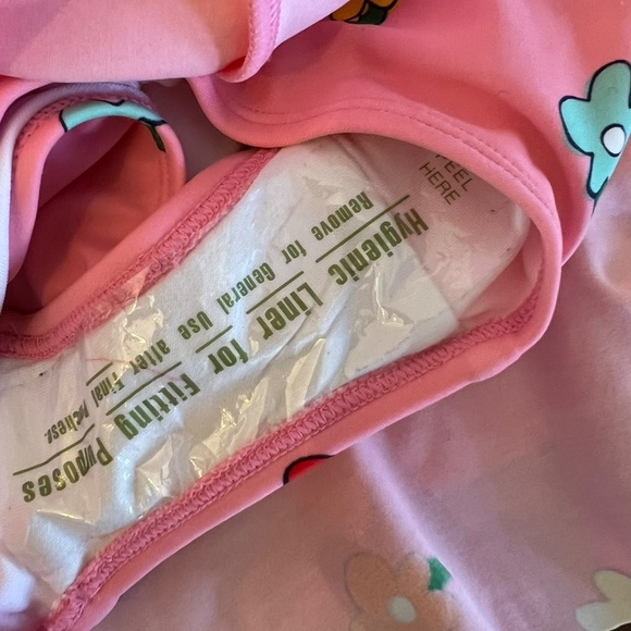 NWT - Hanna Andersson Sunblock One-Piece skirted Halter Swimsuit - Size 5 - Picture 6 of 6